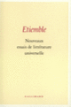 Couverture Nouveaux essais de littérature universelle ( Étiemble)