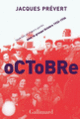 Couverture Octobre (Jacques Prévert)