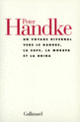 Couverture Un voyage hivernal vers le Danube, la Save, la Morava et la Drina (Peter Handke)