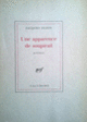 Couverture Une apparence de soupirail (Jacques Dupin)