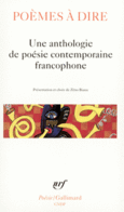Couverture Poèmes à dire (,Zéno Bianu,Collectif(s) Collectif(s))