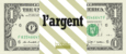 Couverture L'argent ()
