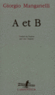 Couverture A et B (Giorgio Manganelli)