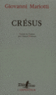 Couverture Crésus (Giovanni Mariotti)
