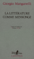 Couverture La littérature comme mensonge ()