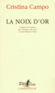 Couverture La noix d'or (Cristina Campo)