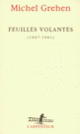 Couverture Feuilles volantes (Michel Grehen)