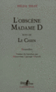 Couverture L'Obscène Madame D / Le Chien (Hilda Hilst)