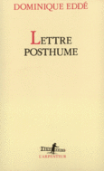 Couverture Lettre posthume ()