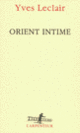 Couverture Orient intime (Yves Leclair)