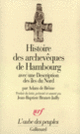 Couverture Histoire des archevêques de Hambourg ( Adam de Brême)