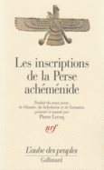 Couverture Les Inscriptions de la Perse achéménide ()