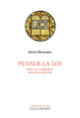Couverture Penser la loi (Denis Baranger)