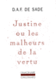 Couverture Justine ou Les malheurs de la vertu (D.A.F. de Sade)