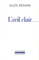 Couverture L'Œil clair (Jules Renard)