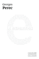 Couverture La disparition (Georges Perec)