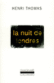 Couverture La Nuit de Londres (Henri Thomas)