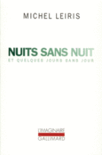 Couverture Nuits sans nuit et quelques jours sans jour ()