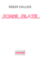 Couverture Ponce Pilate (Roger Caillois)