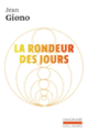 Couverture Rondeur des jours (Jean Giono)