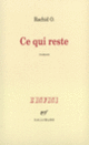 Couverture Ce qui reste (Rachid O.)