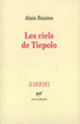 Couverture Les Ciels de Tiepolo (Alain Buisine)