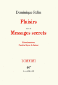 Couverture Plaisirs/Messages secrets ()