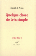 Couverture Quelque chose de très simple ()