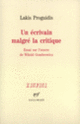 Couverture Un écrivain malgré la critique (Lakis Proguidis)