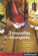 Couverture 3 nouvelles étrangères (Ray Bradbury,Alejo Carpentier,Yukio Mishima)