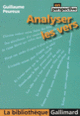 Couverture Analyser les vers (Guillaume Peureux)