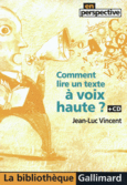 Couverture Comment lire un texte à voix haute? ()