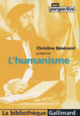 Couverture L'humanisme (Christine Bénévent)