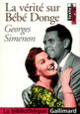 Couverture La Vérité sur Bébé Donge (Georges Simenon)