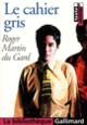 Couverture Le Cahier gris (Roger Martin du Gard)