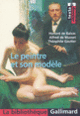Couverture Le peintre et son modèle (Honoré de Balzac,Théophile Gautier,Alfred de Musset)