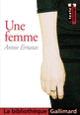 Couverture Une femme (Annie Ernaux)
