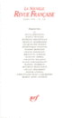 Couverture La Nouvelle Revue Française (Collectif(s) Collectif(s))