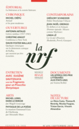 Couverture La Nouvelle Revue Française ()