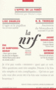 Couverture La Nouvelle Revue Française (Collectif(s) Collectif(s))