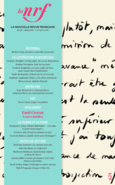 Couverture La Nouvelle Revue Française ()