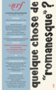 Couverture La Nouvelle Revue Française (Collectif(s) Collectif(s))