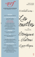 Couverture La Nouvelle Revue Française ()