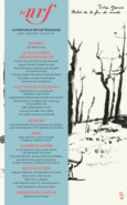 Couverture La Nouvelle Revue Française ()