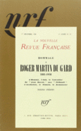 Couverture Hommage à Roger Martin du Gard ()