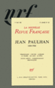 Couverture Jean Paulhan (Collectif(s) Collectif(s))
