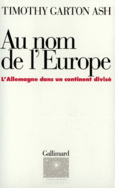 Couverture Au nom de l'Europe ()