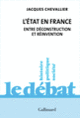 Couverture L'État en France (Jacques Chevallier)