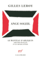 Couverture Ange Soleil (Gilles Leroy)