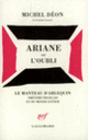 Couverture Ariane ou L'oubli (Michel Déon)